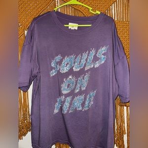 Souls On Fire Oversized Tshirt